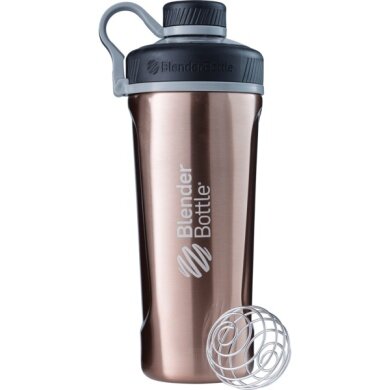 BlenderBottle Radian Thermo Stainless Steel Water Bottle (robust, double-walled insulation) 770ml copper brown