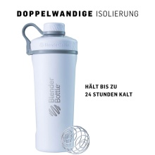 BlenderBottle Drinking Bottle Radian Thermo Stainless Steel (robust, double-walled insulation) 770ml ice blue