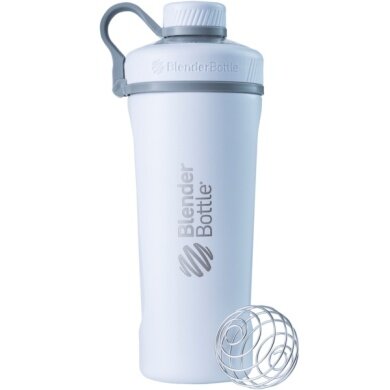 BlenderBottle Drinking Bottle Radian Thermo Stainless Steel (robust, double-walled insulation) 770ml white