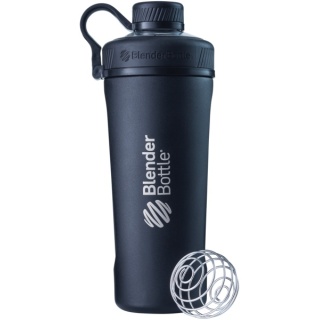 BlenderBottle Drinking Bottle Radian Thermo Stainless Steel (robust, double-walled insulation) 770ml black