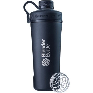 BlenderBottle Drinking Bottle Radian Thermo Stainless Steel (robust, double-walled insulation) 770ml black