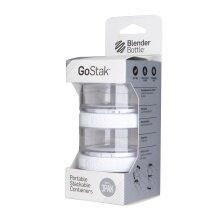 BlenderBottle GoStak Container 60ml white pack of 3