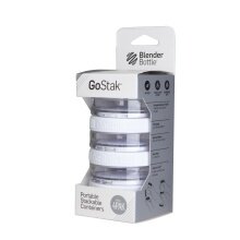 BlenderBottle GoStak Container 40ml white set of 4