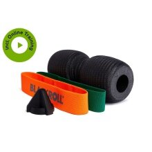 Blackroll Knee - Knee BOX Set black (Twin, Trigger, Loop Band green, Loop Band orange) - 1 Set