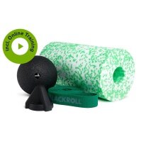 Blackroll Back - Back Box Set (Fascia Roll Med soft, Fascia Ball Single 12cm, Trigger, Super Band green)