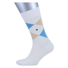 Burlington Daily Sock King SO cream white Men - 1 Pair