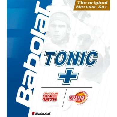 Stringing with Babolat Tonic +