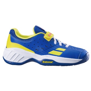 Babolat Tennis Shoes Pulsion Velcro Allcourt Blue Kids