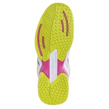 Babolat Tennis Shoes Propulse Allcourt white/pink Girls