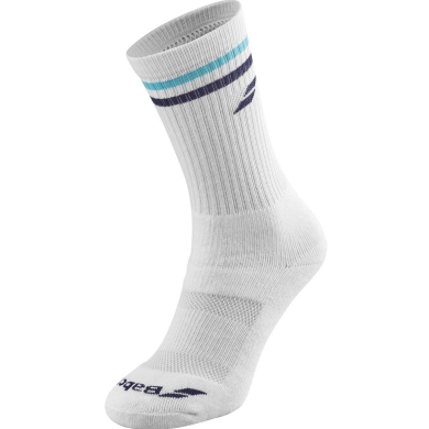 Babolat Tennis Sock Team Single White Men's - 1 Pair