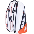 Babolat Tennis Racket Bag (Racket Bag, 3 Main Compartments) Pure Strike White 12 Pack