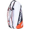 Babolat Tennis Racket Bag (Racket Bag, 2 Main Compartments) Pure Strike White 6 Racket