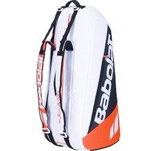 Babolat Tennis Racket Bag (Racket Bag, 2 Main Compartments) Pure Strike White 6 Racket