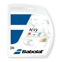 Stringing with tennis string Babolat N.Vy natural