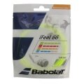 Stringing with Badminton String Babolat iFeel 66 yellow