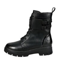 Bugatti Boots Robin (lace-up boots with side zipper) black Women