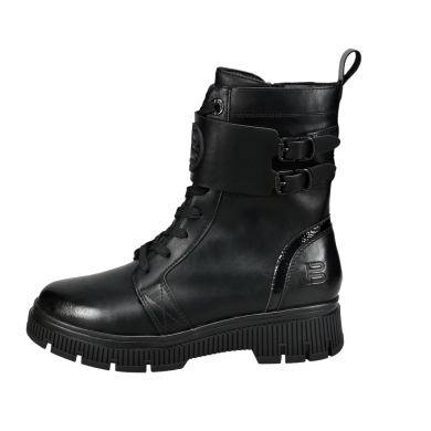 Bugatti Boots Robin (lace-up boots with side zipper) black Women