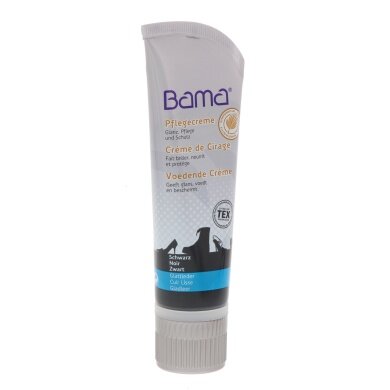 Bama Shoe Care Cream (Smooth Leather) - black 75ml Tube