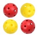 Bandito Funhockey Replacement Balls yellow/red - 4 pieces