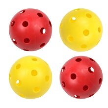 Bandito Funhockey Replacement Balls yellow/red - 4 pieces