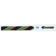 Barth Shoelaces Mountain Sports half-round black/yellow/green/orange 180cm