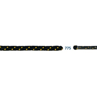 Barth Shoelaces Magic MTH round black/yellow 120cm