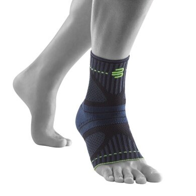 Bauerfeind Ankle Support Dynamic Black/Blue 1 Piece