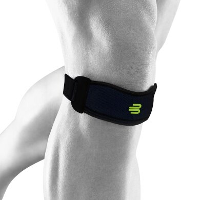 Bauerfeind Patella Band for Knee Sports Knee Strap (individually adjustable, lightweight, comfortable and durable) black - 1 piece