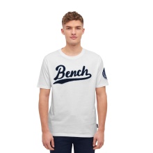 Bench Leisure T-Shirt Enam (100% Cotton) white Men's