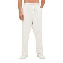 Bench Leisure Jogging Trousers Jessie (Cotton, Loose Fit) Cream White Men's