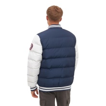 Bench Winter Quilted Jacket Reggie (100% Polyester) navy blue/white Men's