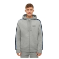 Bench Hooded Sweatshirt Varni (Cotton, Soft Material) Light Grey Men's