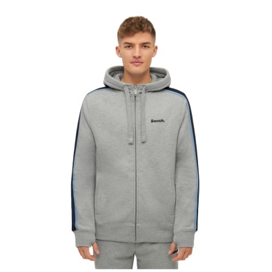 Bench Hooded Sweatshirt Varni (Cotton, Soft Material) Light Grey Men's