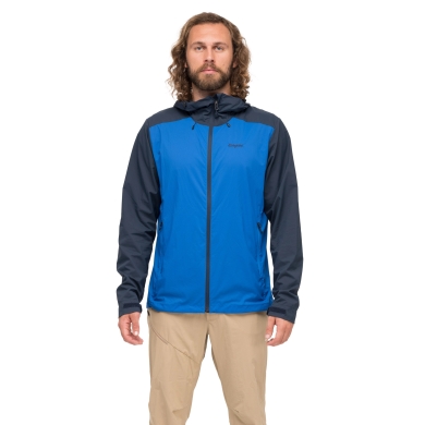 Bergans Windbreaker Jacket Rabot Windbreaker (maximum freedom of movement, protection against wind) blue men's