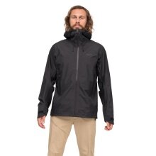 Bergans Rabot Light 3L Shell Jacket (windproof and waterproof, 3-layer for multi-day hikes) black men's