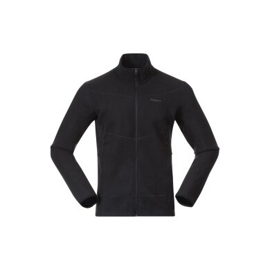 Bergans Fleece Jacket Rabot Midlayer (Merinomix) black men's