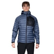 Bergans Vaagaa Light Down Hood Jacket (wind-resistant) dark blue/black men's