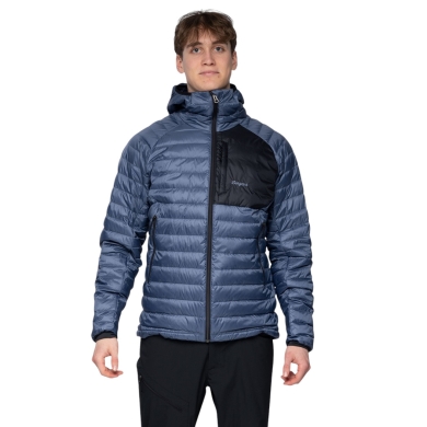 Bergans Vaagaa Light Down Hood Jacket (wind-resistant) dark blue/black men's