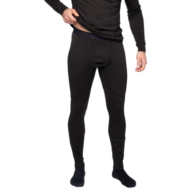 Bergans Base Layer Tights Pure Merino (100% Merino Wool) Long Underwear Black Men's