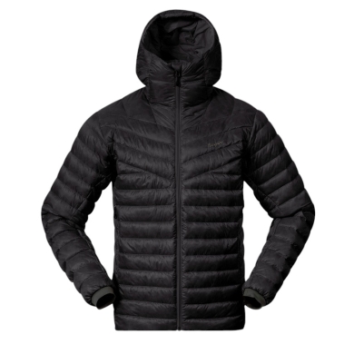 Bergans Winter Down Jacket Rabot Light Down Hood (light, warm) black Men's