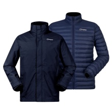 Berghaus All-Season Jacket Hillwalker 2.0 HL 3in1 GTX (waterproof) dark blue men's