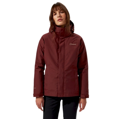 Berghaus Winter Jacket Hillwalker 2.0 HL 3in1 GTX (waterproof) dark red ladies