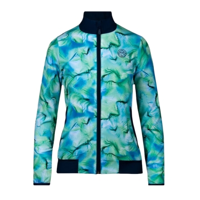 Bidi Badu Tennis Jacket Gene Tech blue/multicoloured Ladies