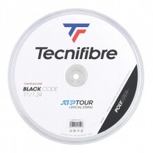 Tecnifibre Tennis String Black Code (Durability+Control) black 12 Metres from Roll