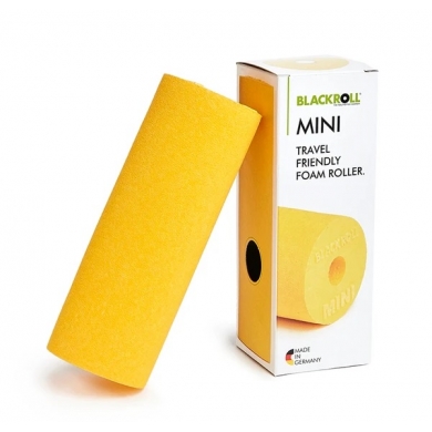 Blackroll Fascia Roller MINI (targeted massage for feet, legs, arms) yellow - 1 piece