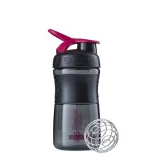 BlenderBottle Sports Mixer Grip 590ml black/pink