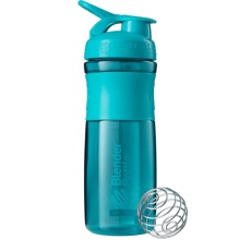 BlenderBottle Sports Mixer Grip 820ml teal blue