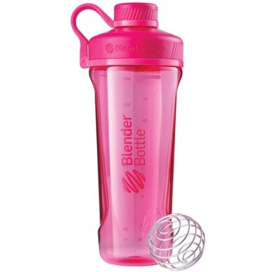 BlenderBottle Drinking Bottle Radian Tritan (made of BPA-free Eastman Tritan) 940ml pink