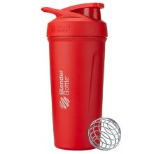 BlenderBottle Drinking Bottle Strada Thermo Stainless Steel 710ml red