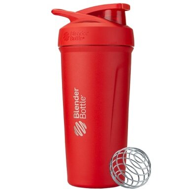 BlenderBottle Drinking Bottle Strada Thermo Stainless Steel 710ml red